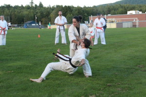 Western Maine Budo Arts Karate Field Training. 8/19/2014