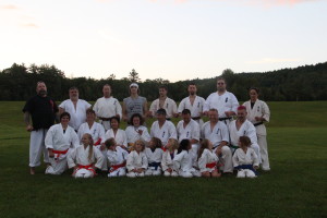 Western Maine Budo Arts Karate Field Training. 8/19/2014
